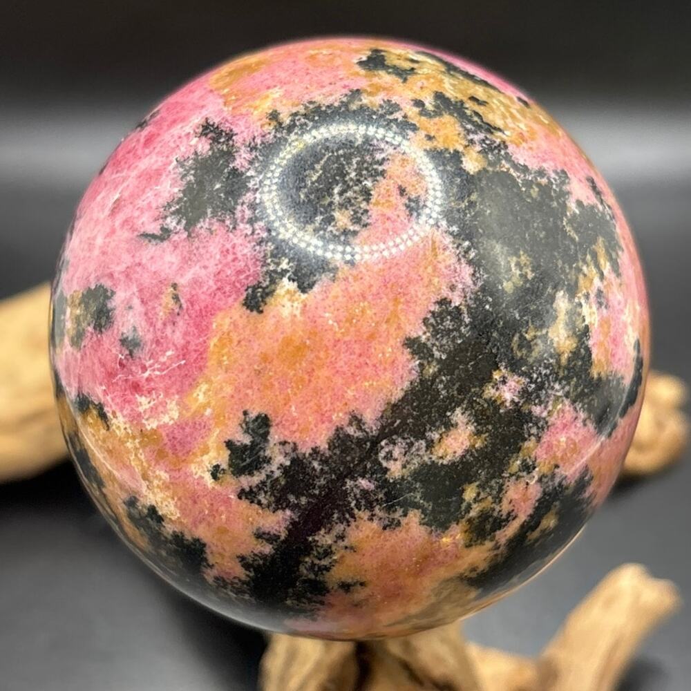 Beautiful Rhodonite Sphere - Picture 3 of 6